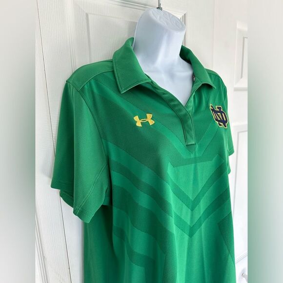 Under Armour Notre Dame Women’s Golf Loose Polo Fighting Irish Athletic XL Women - Picture 9 of 14